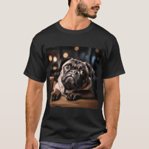 Mops wartet auf etwas zu essen T-Shirt