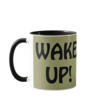 Mops Wecke Tasse auf