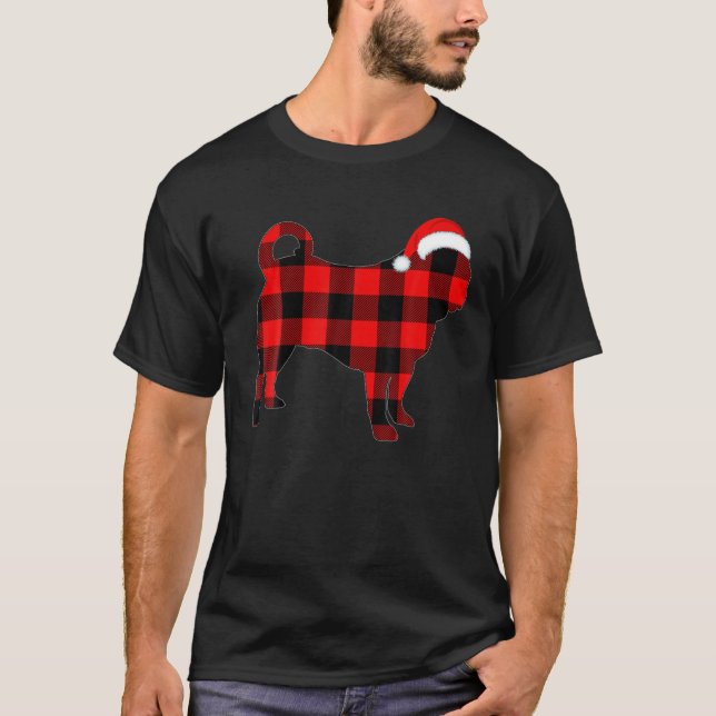 Mops Weihnachten Pajamas für Männer Frauen Kinder  T-Shirt (Vorderseite)