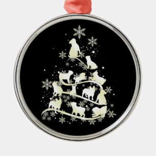 Mops Weihnachtsbaum Mops Lover Xmas Bestes Geschen Ornament Aus Metall