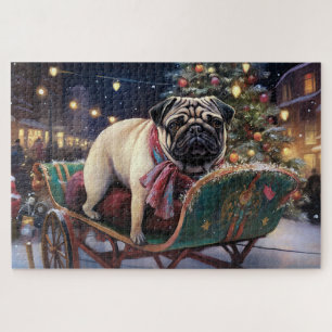 Mops Weihnachtsfest Saison