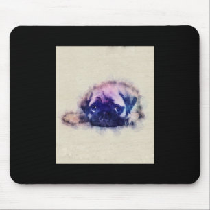 Mops Welpe Sketch Mops Hunde Liebhaber Geschenk Mousepad
