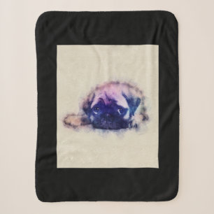 Mops Welpe Sketch Mops Hunde Liebhaber Geschenk Sherpadecke