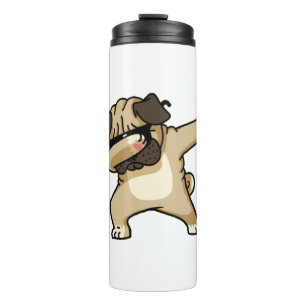 Mops-Welpe Thermosbecher