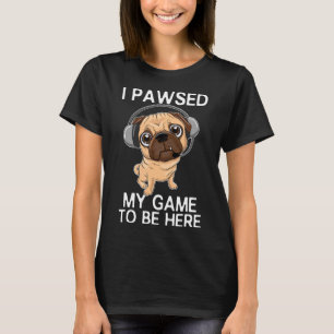 Mops Welpen Hund ich gepaart hat mein Spiel unterb T-Shirt
