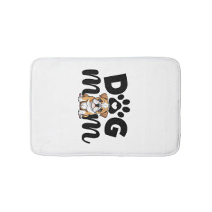 Mops-Welpen-Hundemama Hunde Liebhaber Badematte