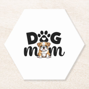 Mops-Welpen-Hundemutter Hundeliebhaber Untersetzer