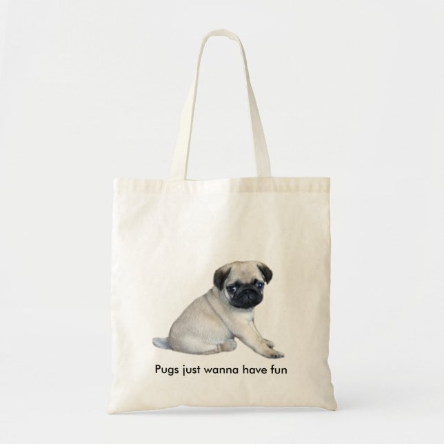 Mops-Welpen-Taschen-Tasche Tragetasche (Vorne)