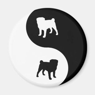 Mops Yin Yang Magnet