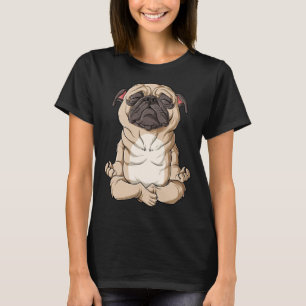 Mops Yoga Men Namaste Spirituelle Medizin C T-Shirt