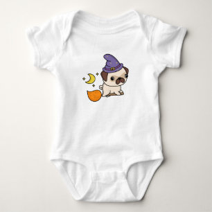 Mops-Zauberbaby-Body Baby Strampler