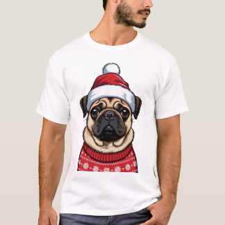 Mops zu Weihnachten T-Shirt