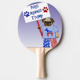 Möpse gegen Trumpf Tischtennis Schläger