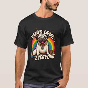 Möpse lieben jeden Stolz T-Shirt