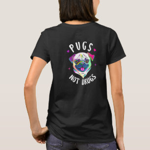 Möpse statt Drogen Hunde Liebe Haustiere Anti-Drog T-Shirt