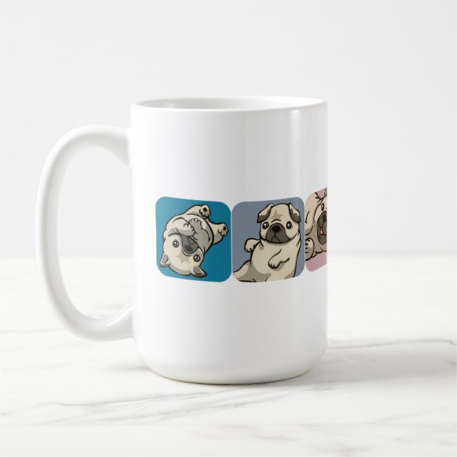Möpsen Kaffeetasse (Links)