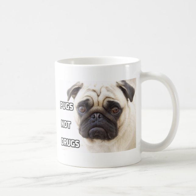 Möpsen Kaffeetasse (Rechts)