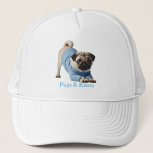Möpsen & Kisses: Adorable Mops-Themed Design Truckerkappe