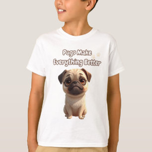 Möpsen machen alles besser - Niedliches Mops Koste T-Shirt