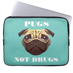 Möpsen ohne Drogen Laptopschutzhülle