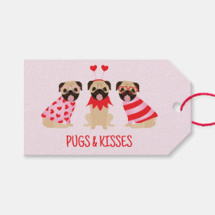 Möpsen und Küss Niedliche Mops Hunde Geschenkanhänger