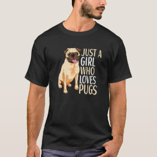 Mopshund Bekleidung für Mops Besitzer Mädchen Frau T-Shirt