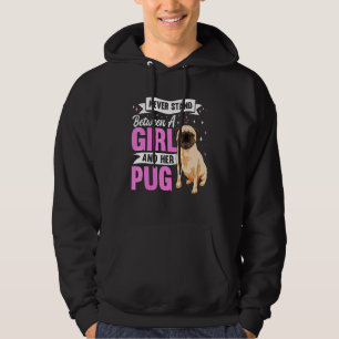 Mopshund Bekleidung für Mopshund Besitzer Mädchen  Hoodie