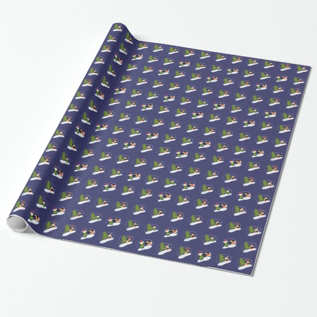 Mopsv Gnome-Feiertags-Verpackungs-Papier Geschenkpapier (Ungerollt)