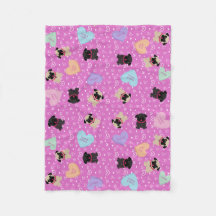 Mopsvalentine-Süßigkeits-Herzen