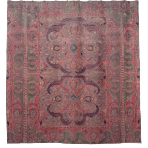 Moquette Perse antique Douche rose rideau