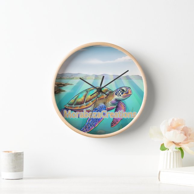 Morabeza turtle clock  uhr (Zuhause)