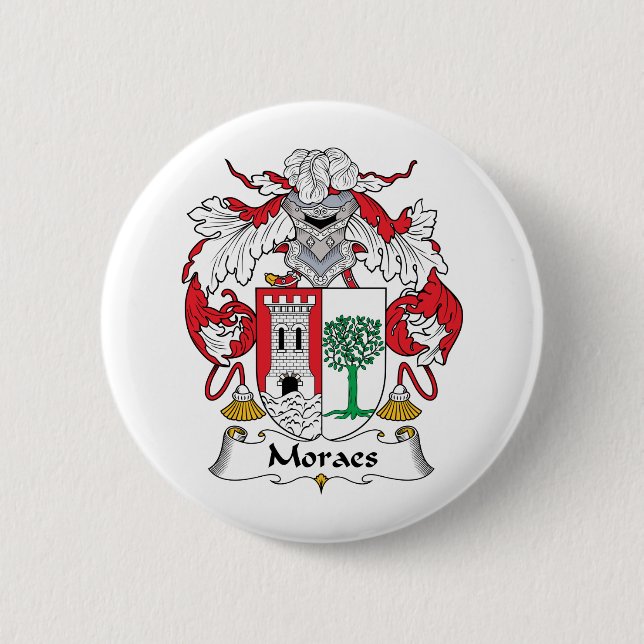 Moraes Familienwappen Button (Vorderseite)