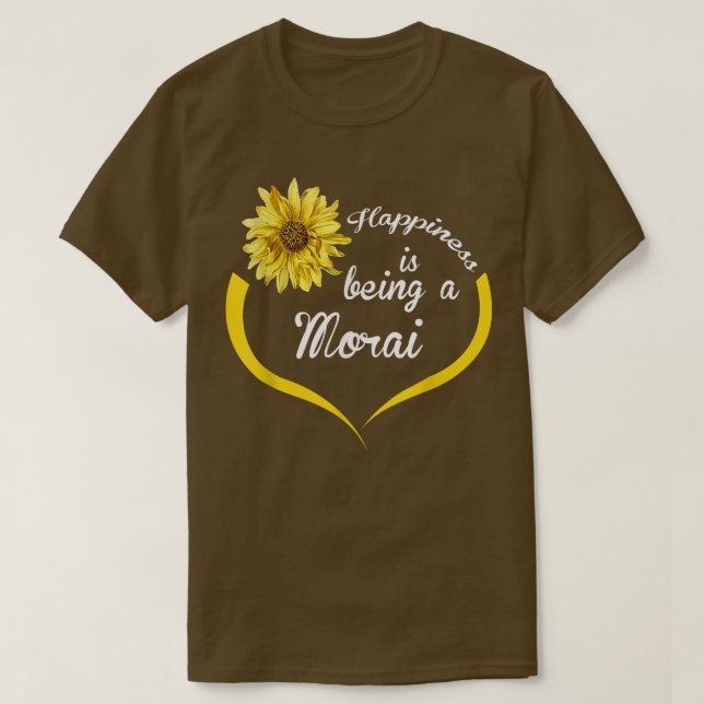 Morai Geschenk Glück ist ein Morai  T-Shirt (Design vorne)
