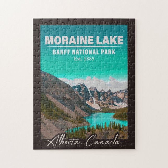 Moraine Lake Alberta Canada Banff National Park (Vertikal)