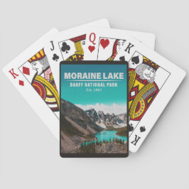 Moraine Lake Alberta Canada Banff National Park Spielkarten
