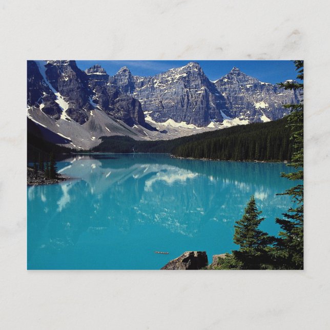 Moraine Lake, Alberta, Kanada Postkarte (Vorderseite)