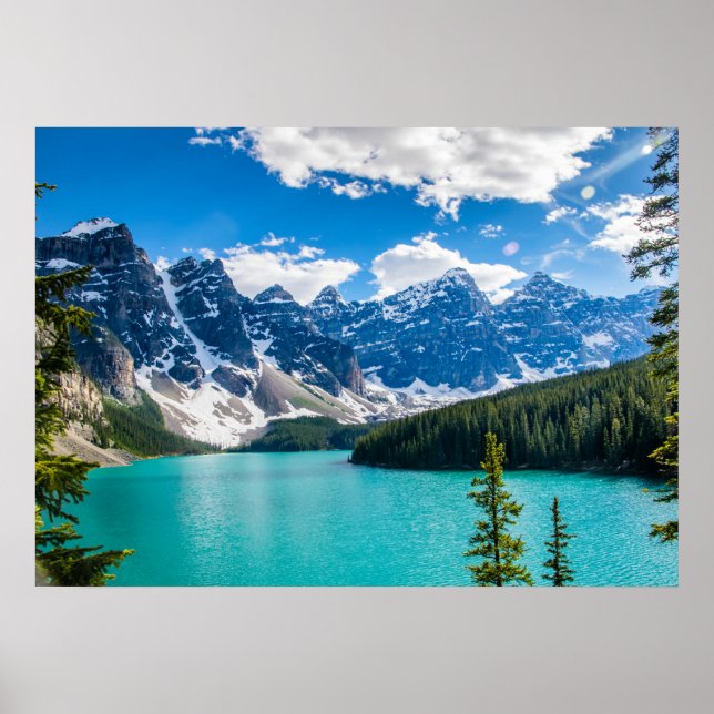 Moraine Lake, Banff National Park Poster (Vorne)