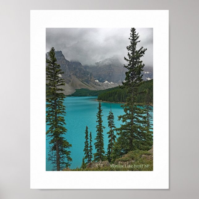 Moraine Lake, Banff NP Canada Poster (Vorne)
