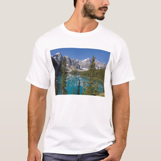 Moraine Lake, Canadian Rockies, Alberta, Kanada 2 T-Shirt (Vorderseite)