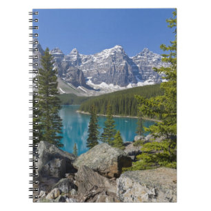Moraine Lake, Canadian Rockies, Alberta, Kanada Notizblock