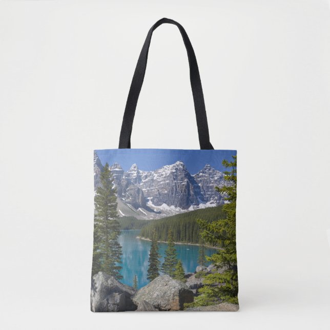Moraine Lake, Canadian Rockies, Alberta, Kanada Tasche (Vorderseite)