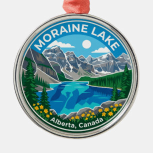 Moraine Lake Kanada Ornament Aus Metall