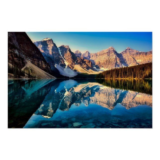 Moraine Lake, Kanada, Poster (Vorderseite)