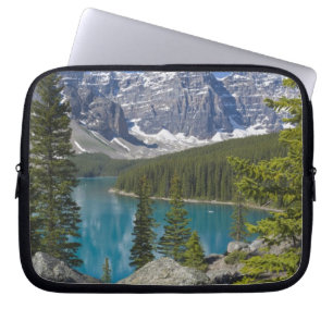 Moraine Lake, Kanadische Rocky Mountains, Alberta, Laptopschutzhülle