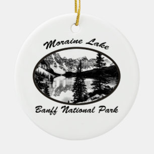 Moraine Lake Keramik Ornament