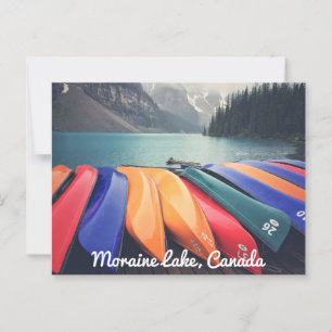 Moraine Lake Postkarte