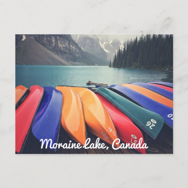 Moraine Lake Postkarte (Vorderseite)