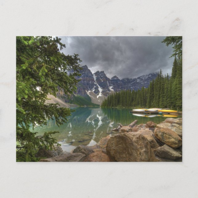 Moraine Lake Postkarte (Vorderseite)