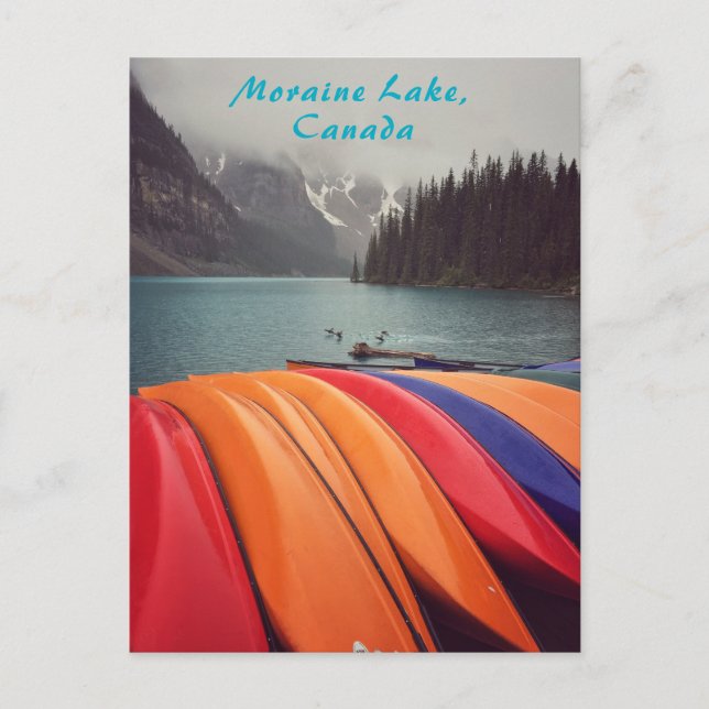 Moraine Lake Postkarte (Vorderseite)