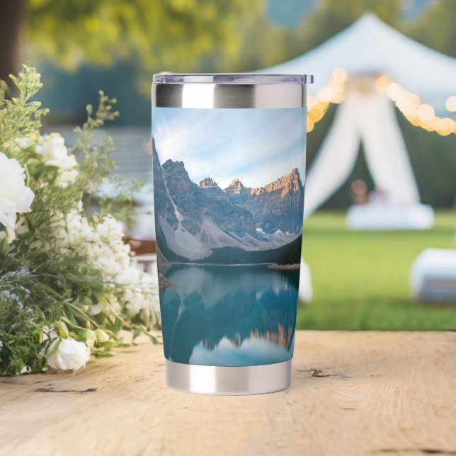 Moraine Lake Water Flasche Thermobecher (Hochzeit)